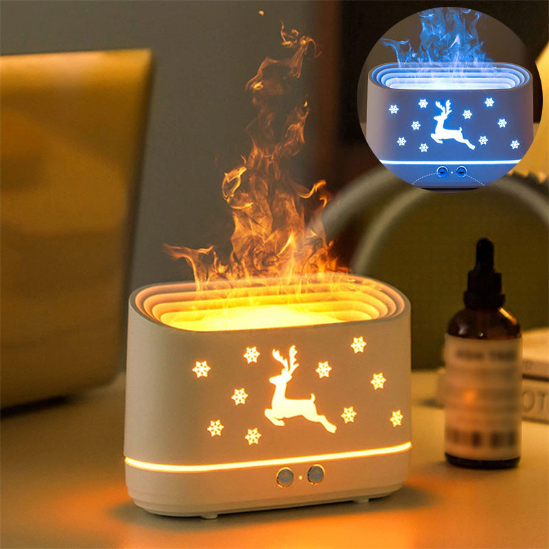 Elk Flame Diffuser Lamp