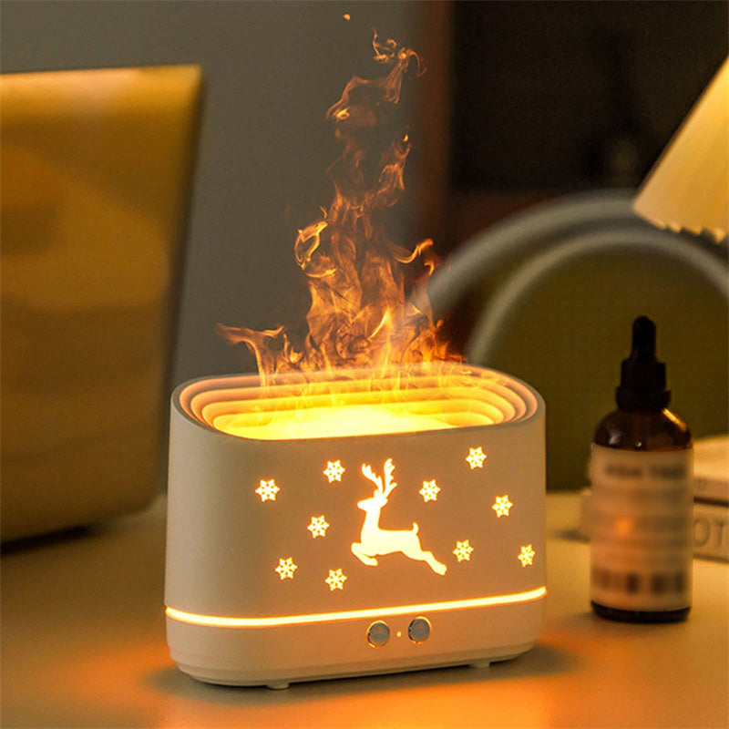 Elk Flame Diffuser Lamp